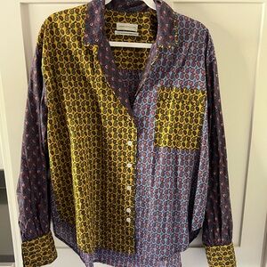 Urban Outfitters Multicolor Paisley Shirt
